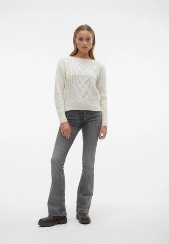 VERO MODA Pullover 'Mara' in Weiß