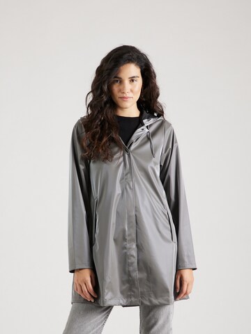 RAINS Functionele mantel 'A-line W Jacket' in Grijs: voorkant