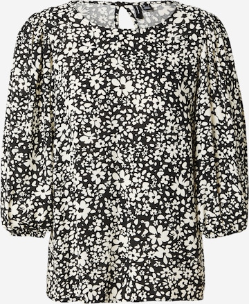 VERO MODA Blouse 'EASY' in Zwart: voorkant