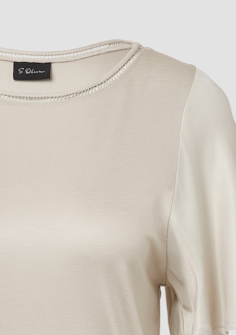 s.Oliver BLACK LABEL Shirt in Beige