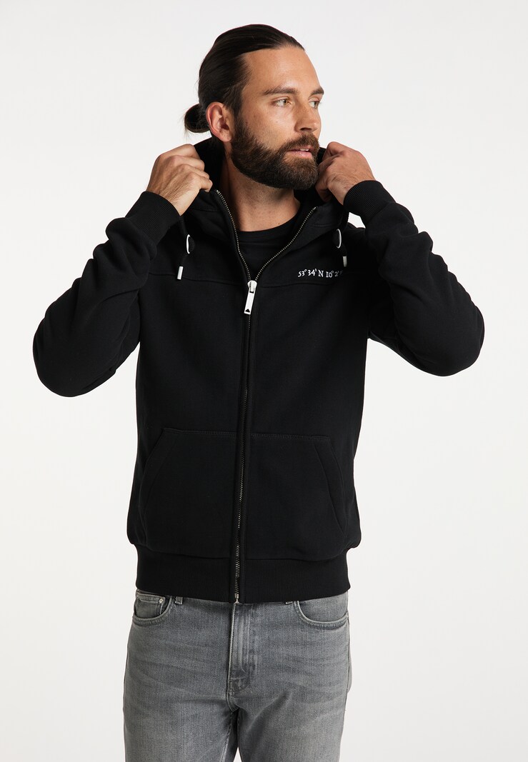 Sweaters & Hoodies DreiMaster Maritim Zip-up hoodies Black