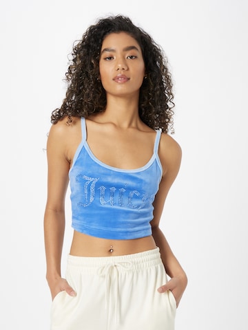 Haut Juicy Couture White Label en bleu : devant