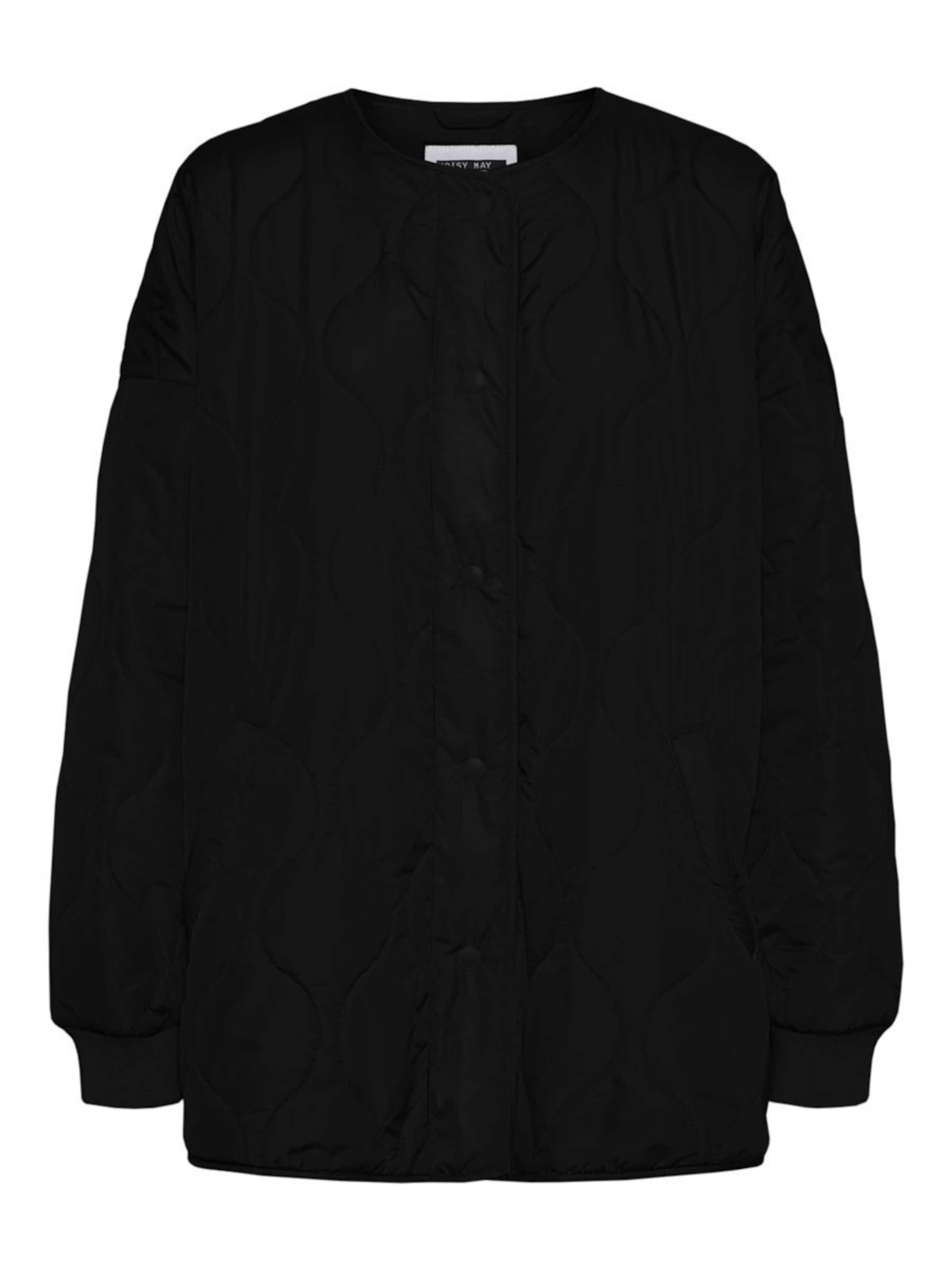 Noisy may Jacke 'NMFELINE' in Schwarz: Vorderseite