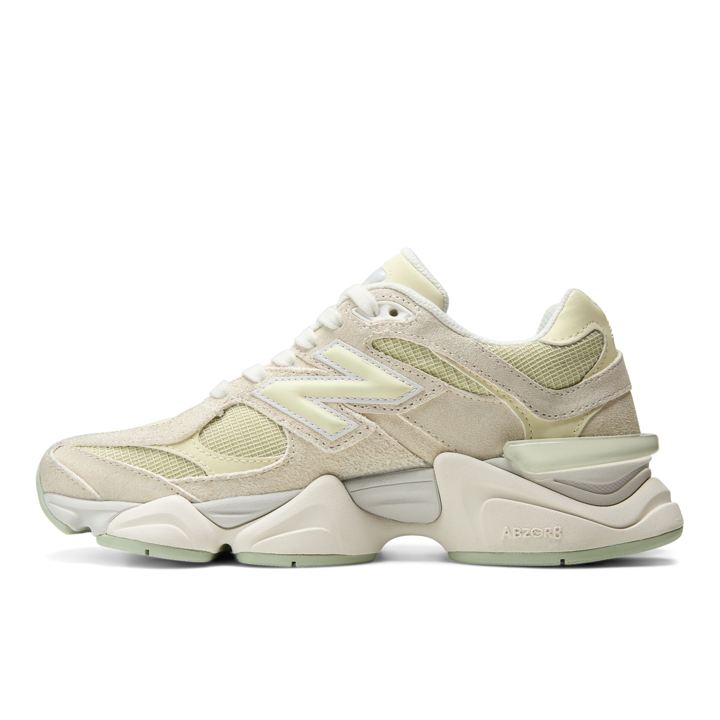 new balance Baskets basses '9060' en 36 en beige / crème / marron, Vue avec produit