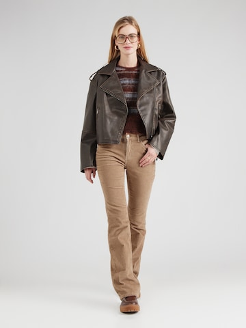 VERO MODA Flared Pants 'VMFLASH' in Brown