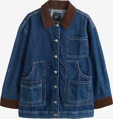 Next Välikausitakki värissä sininen: etupuoli