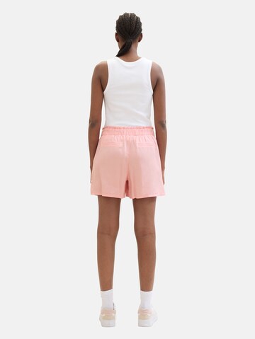 TOM TAILOR DENIM Regular Broek in Roze