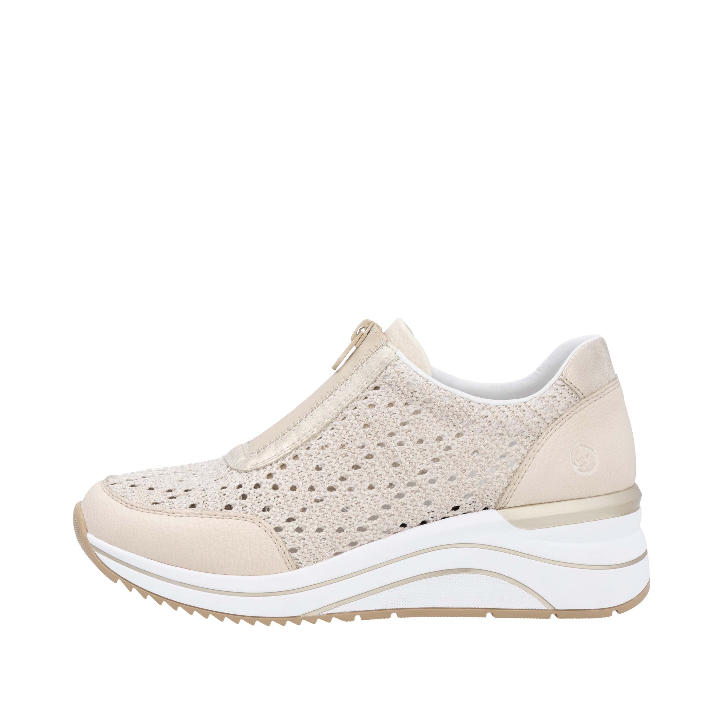 Baskets basses 'D0T15' REMONTE en beige