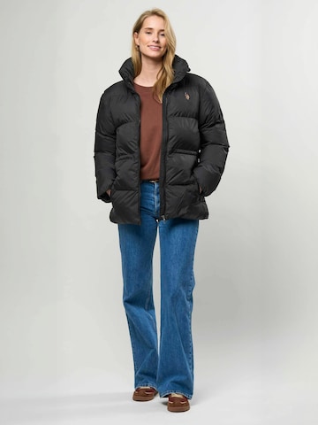 U.S. POLO ASSN. Winter jacket ' UWEdna ' in Schwarz