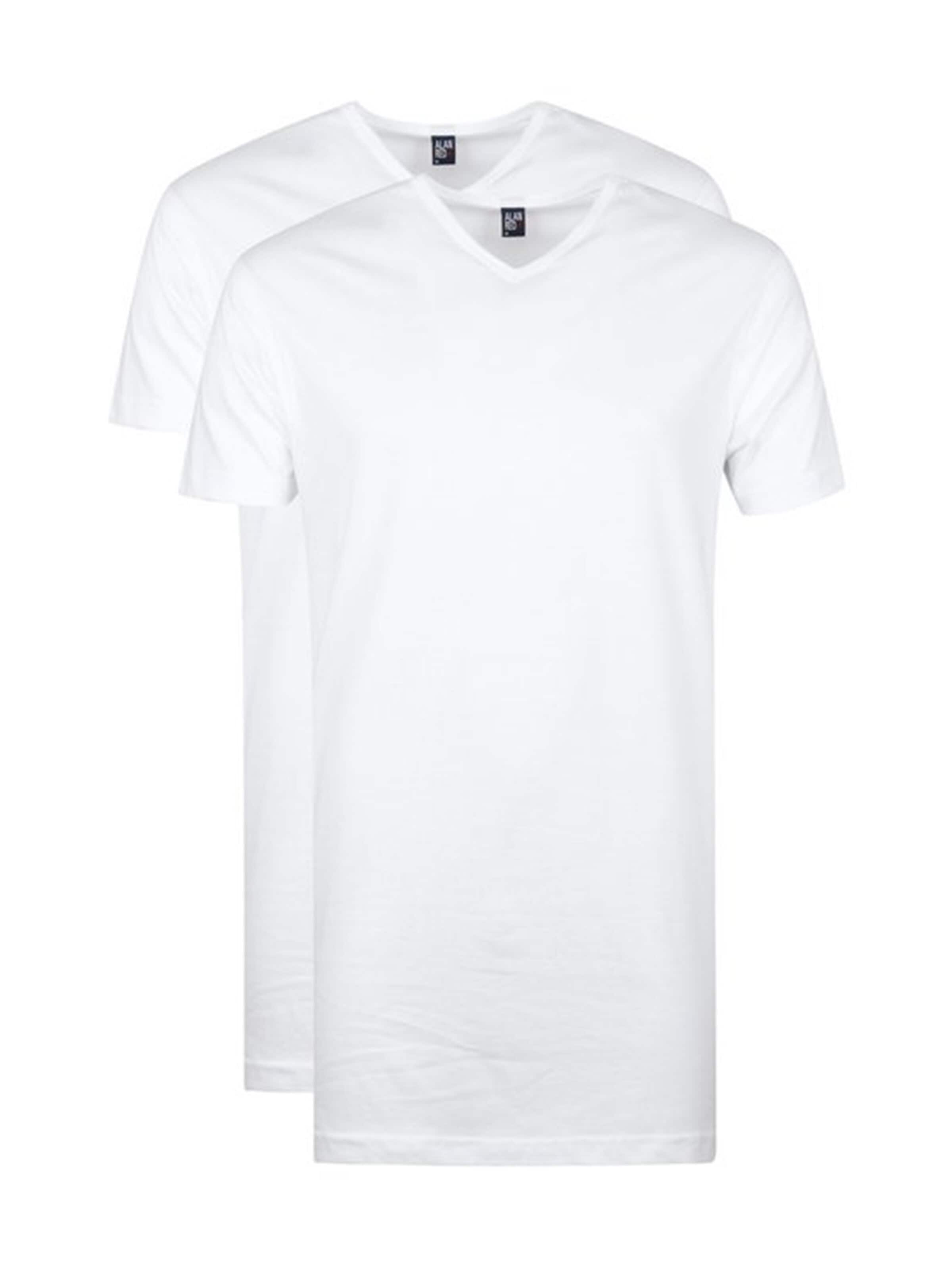 alan red Undershirt 'VERMONT Extra long' in White: front