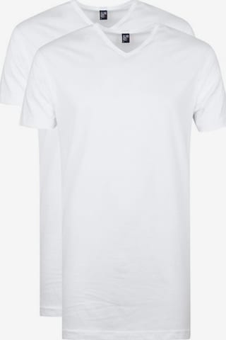 Maillot de corps 'VERMONT Extra long' alan red en blanc : devant
