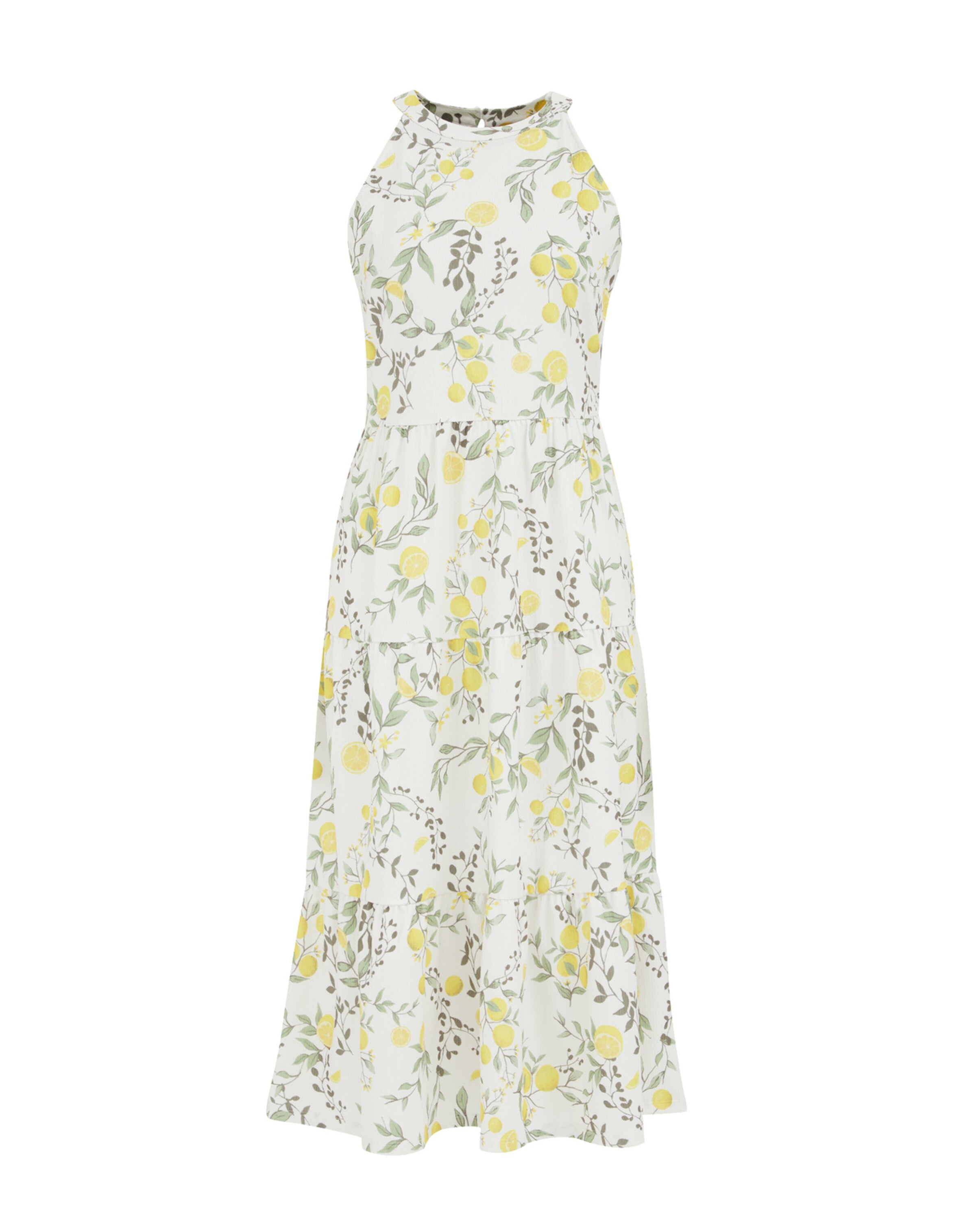 Robe WE Fashion en blanc : devant