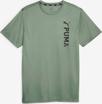 PUMA Funkcionalna majica | zelena barva: sprednja stran