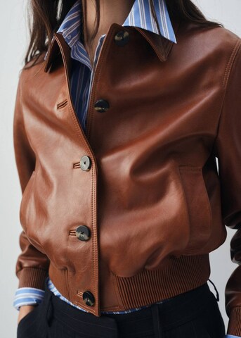 MANGO Between-Season Jacket 'Mau' in Brown