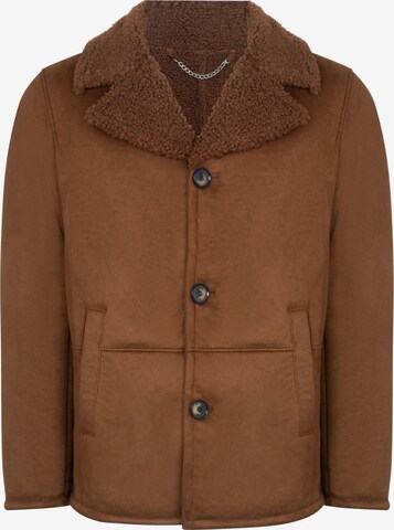 Ron Tomson Between-Season Jacket in Brown: front