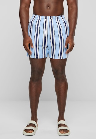 Maillot de bain Karl Kani en bleu : devant