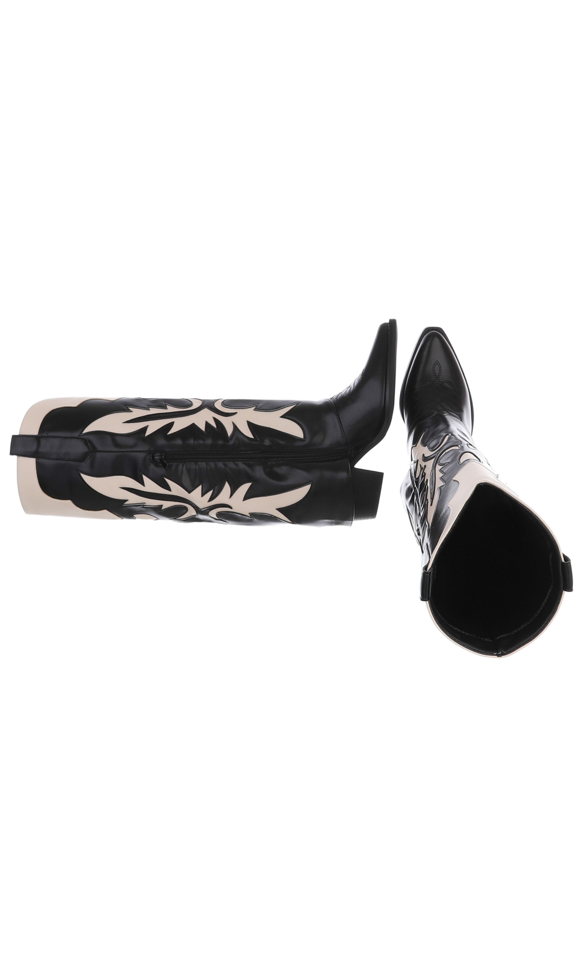 Ital-Design Cowboy Boots in Black