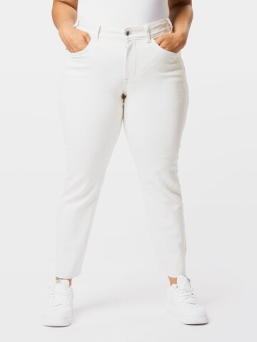 Tom Tailor Women + Skinny Jeans in White: front