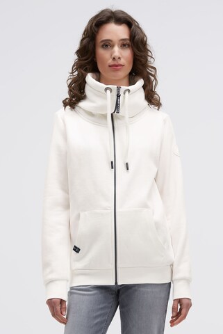 Soccx Sweatjacke in Weiß: Vorderseite