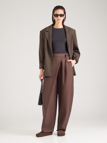 MSCH COPENHAGEN Regular Pants 'MSCHZein Esteriane' in Brown