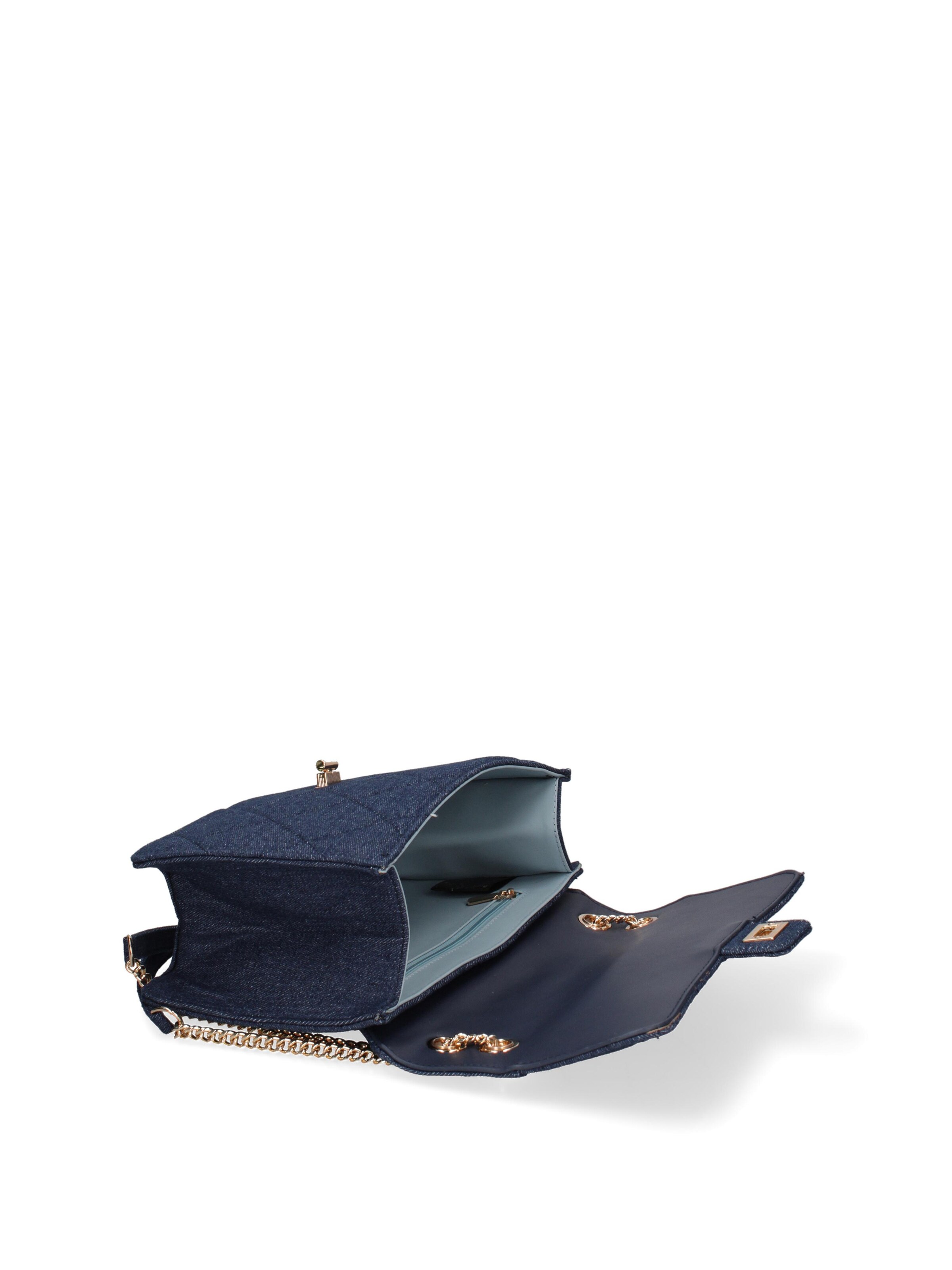 Borsa a spalla 'Borsa a Spalla Donna Nylon Ecopelle Twist Lock' di Diana&Co. in blu