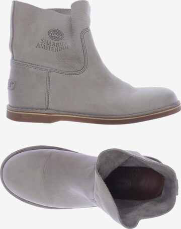 SHABBIES AMSTERDAM Dress Boots in 38 in Grey: front