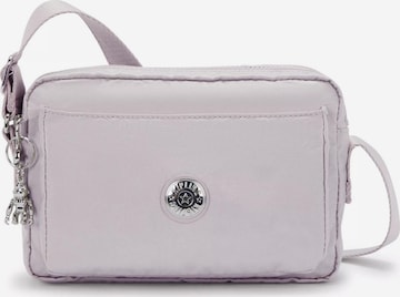 KIPLING - Mala de ombro 'ABANU' em roxo: frente