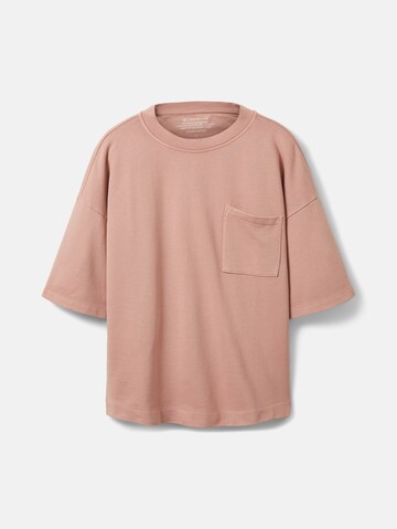 T-shirt TOM TAILOR en rose : devant