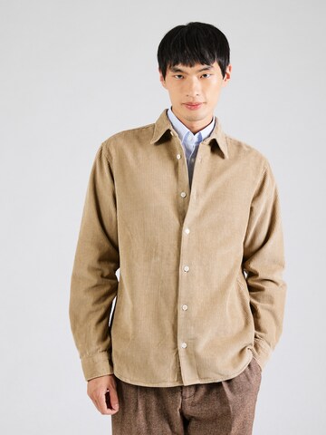 JACK & JONES Comfort fit Overhemd in Grijs: voorkant