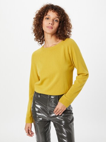 Pull-over UNITED COLORS OF BENETTON en jaune : devant