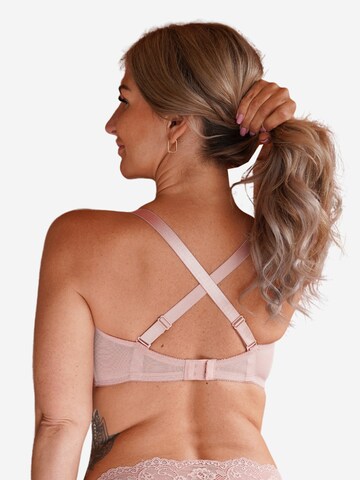 SugarShape Bandeau Bra 'Diamond' in Pink