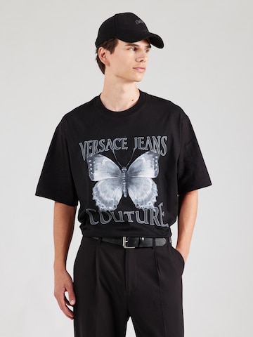 Versace Jeans Couture Tričko – černá: přední strana
