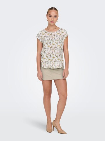 ONLY Bluse i hvid