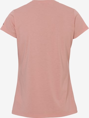 VAUDE Functioneel shirt 'Abelia' in Roze