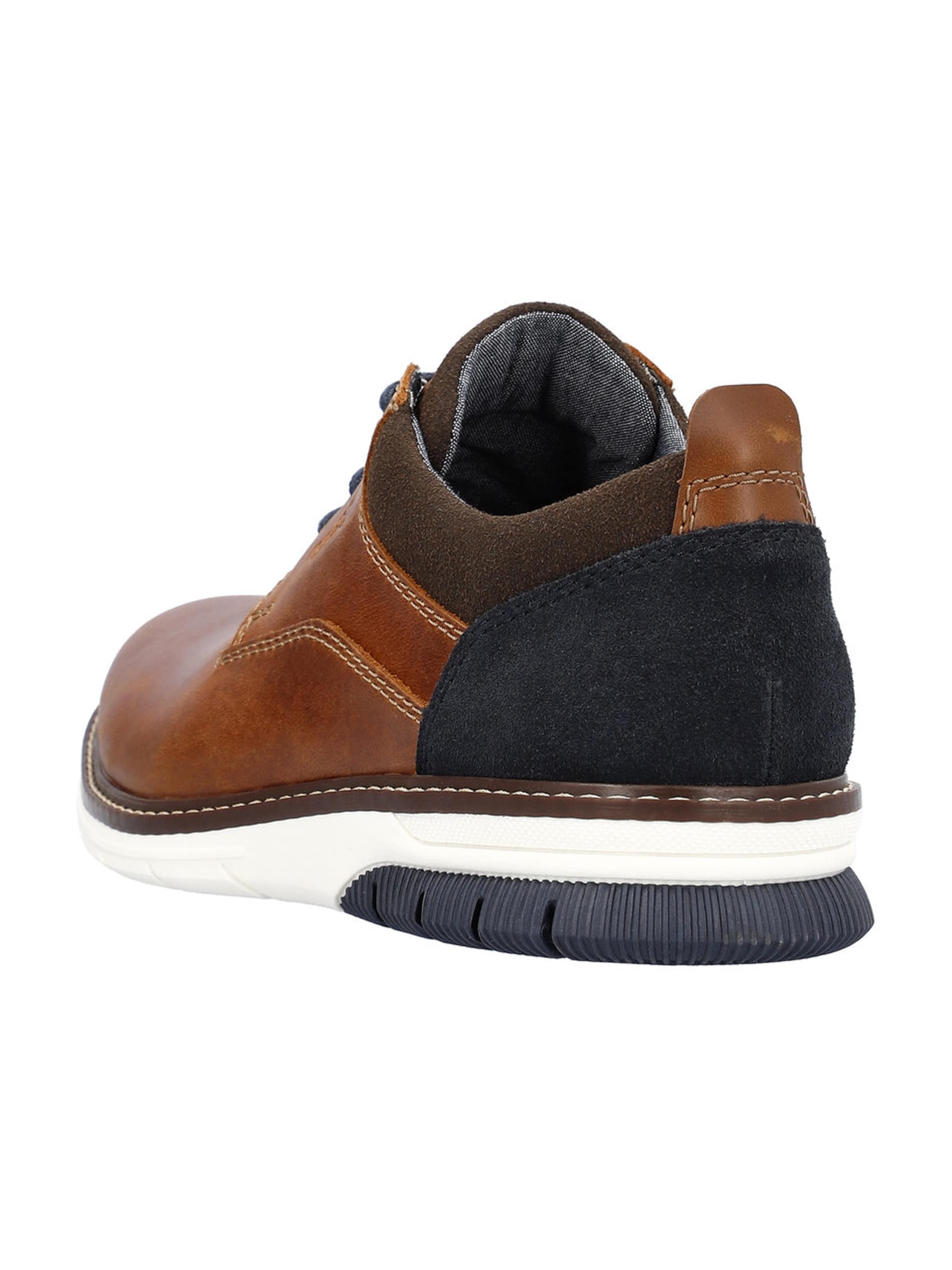 Rieker - Sapato com atacadores em castanho