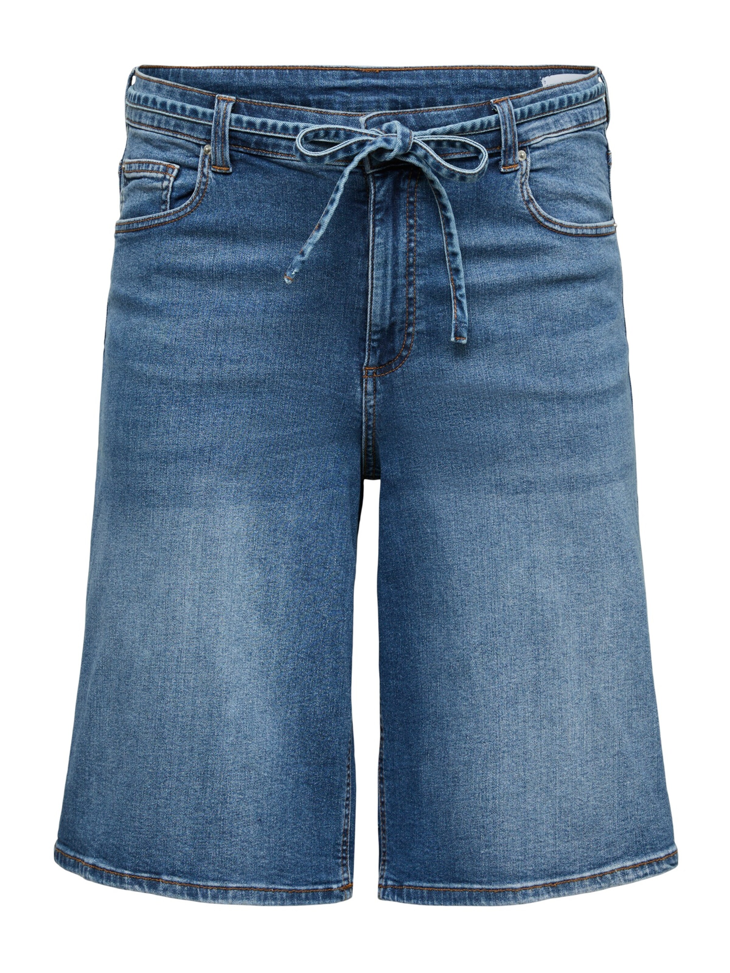 Vero Moda Curve Shorts 'VMCMARI WILLA' in blau, Produktansicht