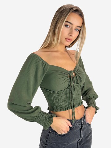 Elara Bluse in Grün