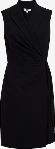 WE Fashion Košeľové šaty - Čierna: predná strana