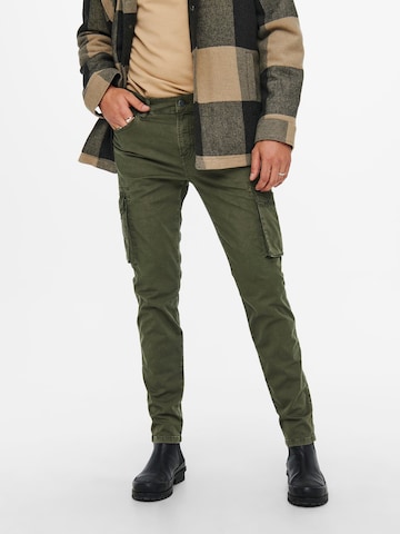 Only & Sons Cargohose 'Kris' in Grün: front