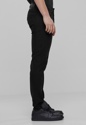 2Y Premium Tapered Jeans in Black