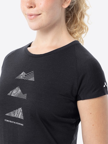 VAUDE Funktionsshirt 'Tekoa ' in Schwarz