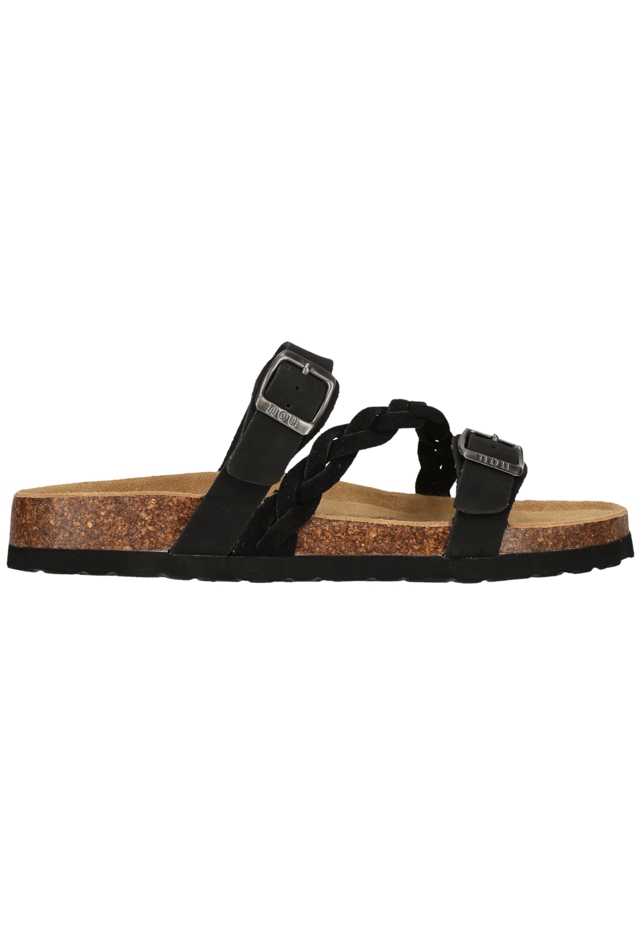 NOU Sandalen 'Priego' in Schwarz