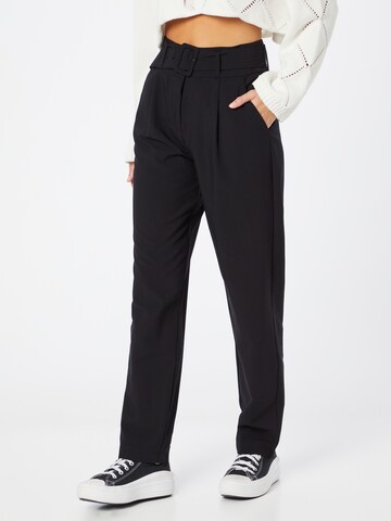 regular Pantaloni con pieghe 'BILYANA' di VILA in nero: frontale