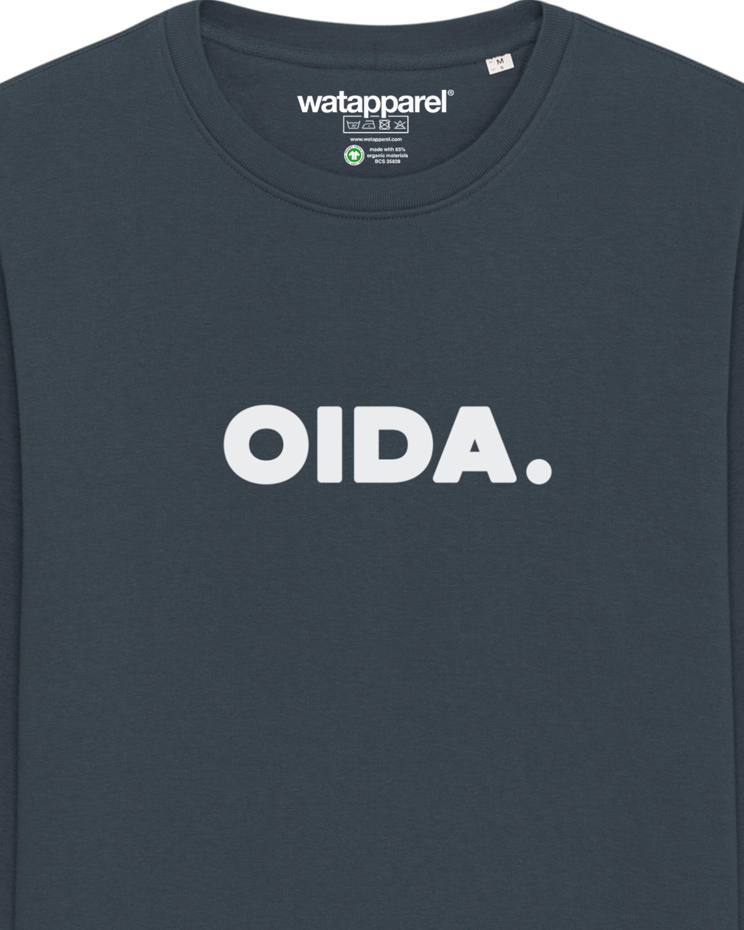 Sweat-shirt 'Oida' Watapparel en gris