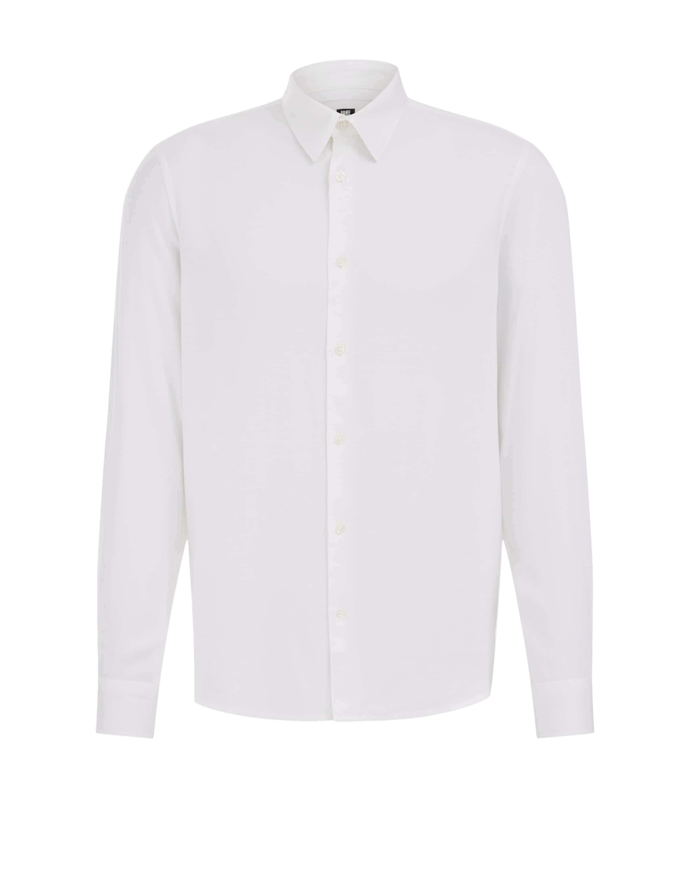 WE Fashion Regular fit Πουκάμισο σε λευκό: μπροστά