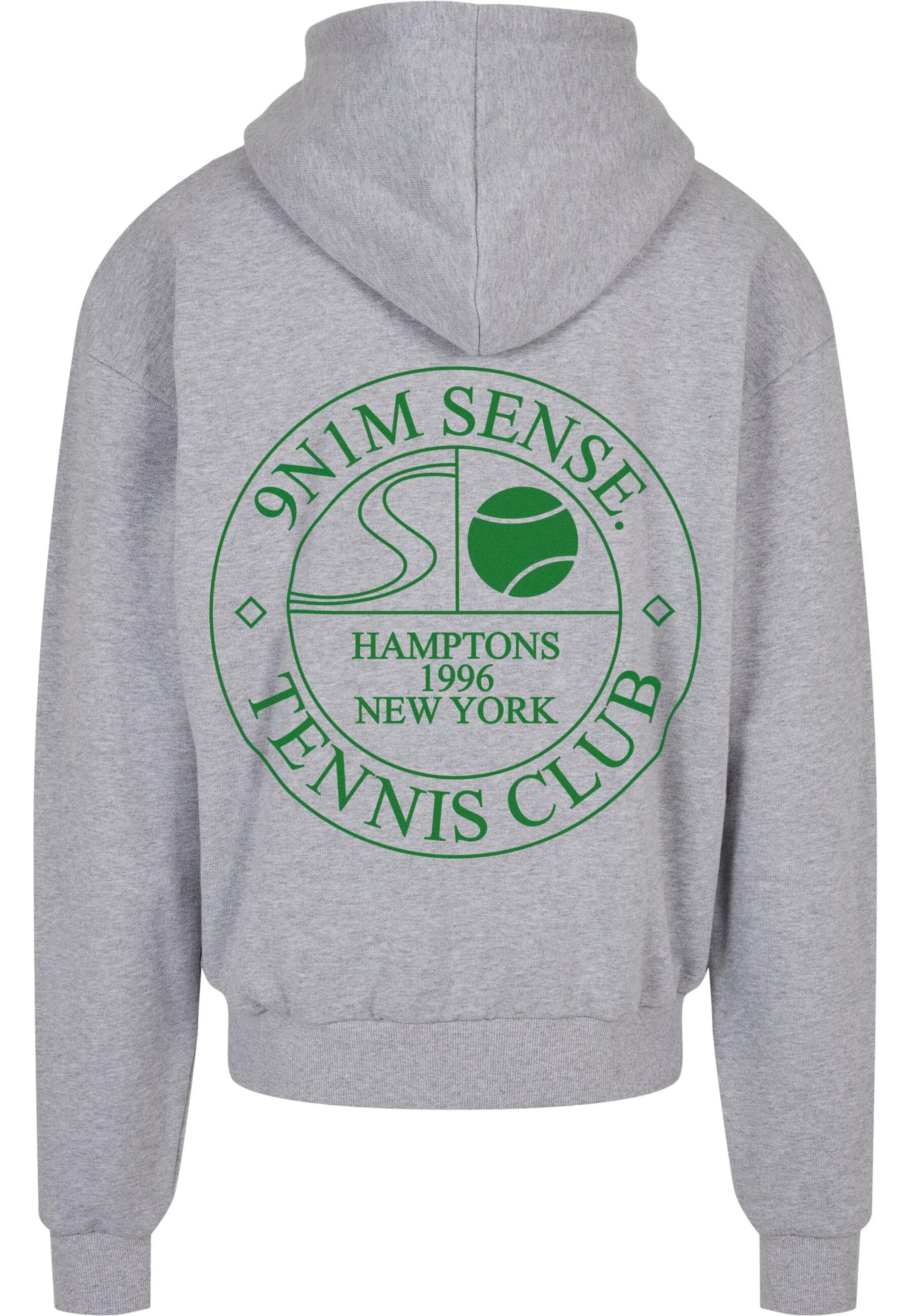 Giacca di felpa 'Tennis Club' di 9N1M SENSE in grigio