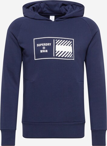 Superdry Sport sweatshirt i blå: framsida