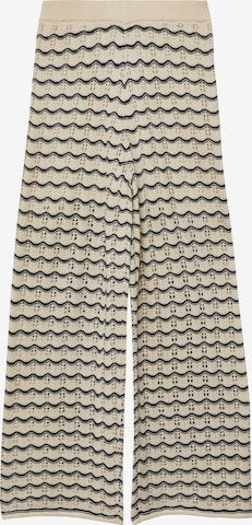 Wide Leg Pantalon s.Oliver en beige : devant