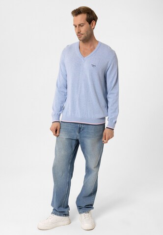 Moxx Paris Sweter w kolorze niebieski