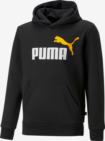 PUMA Sweatshirt 'ESSENTIALS' in Black: front